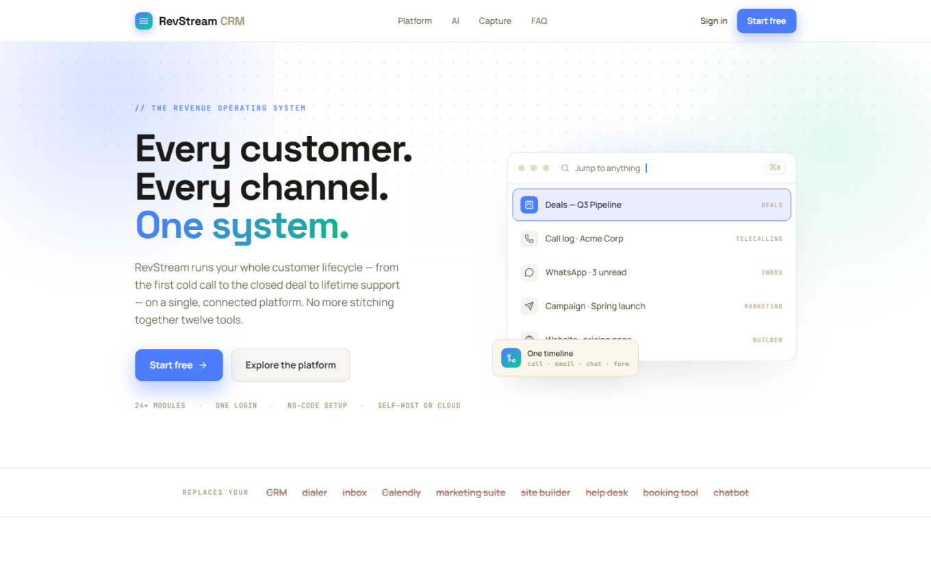 RevStream CRM