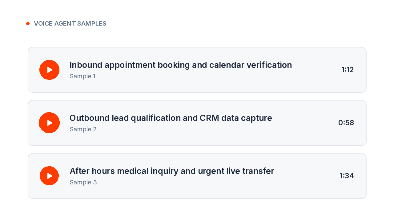 Hear live conversational quality