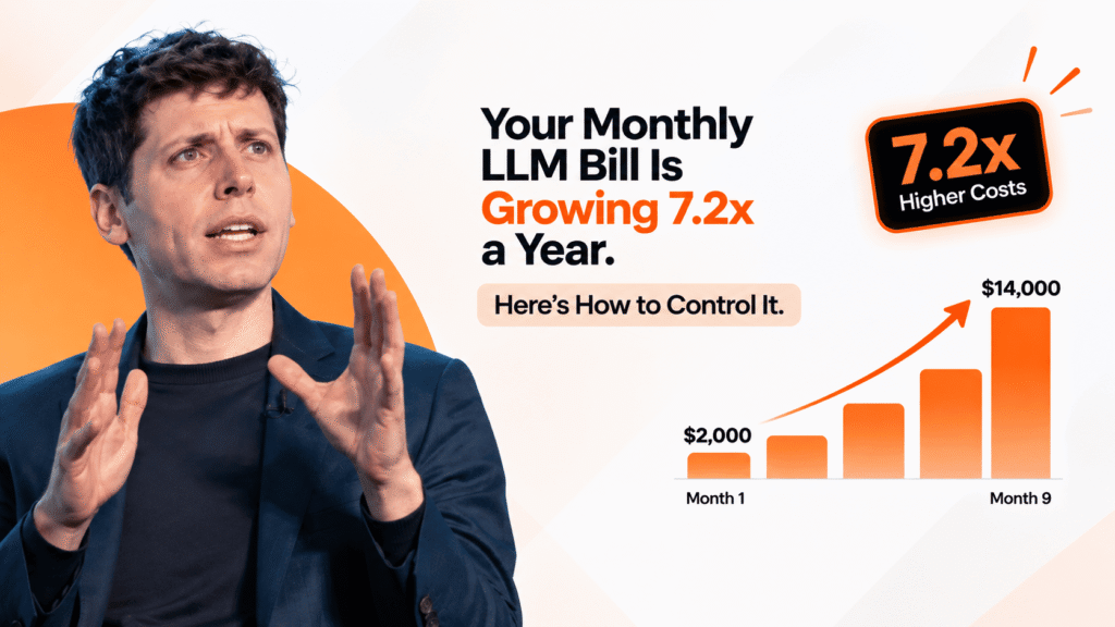 Your Monthly LLM Bill Is Growing 7.2x a Year. Here’s How to Control It