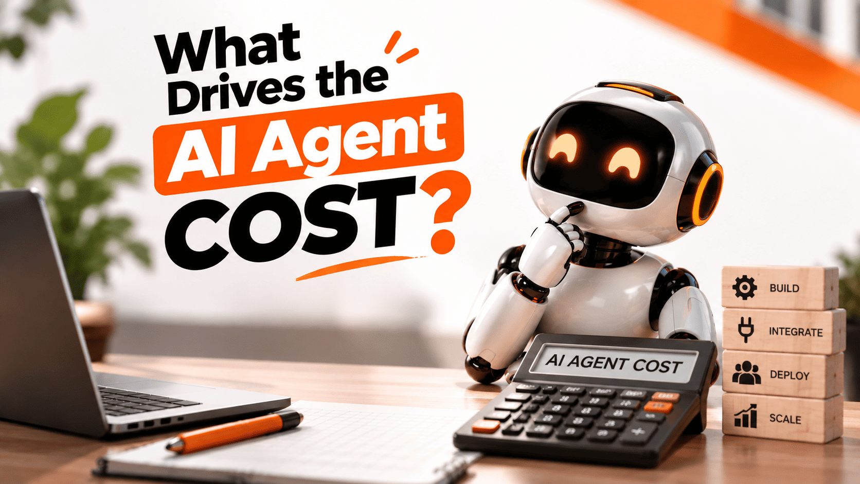 Diagram illustrating the enterprise cost drivers when hiring an ai agent development company.
